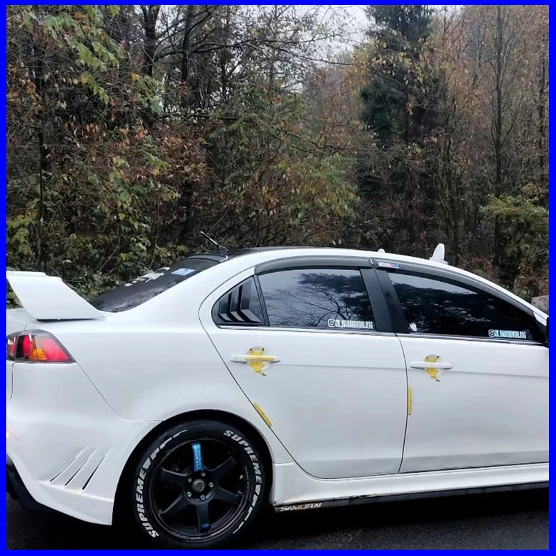 

Car Styling Rear Window Side Vent Shutter Louver Trim Cover For Mitsubishi Lancer EX X Evo 2008-2018 Auto Accessories Parts