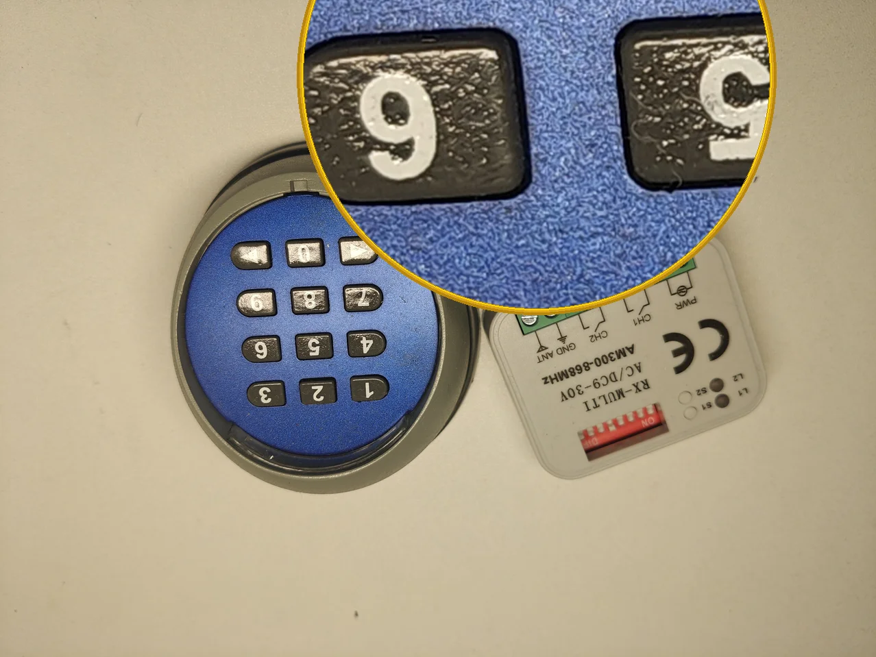 2Ch Wireless Remote Keypad Password Relay Switch for Gate Door Access Control Door Gate Opener HCS101