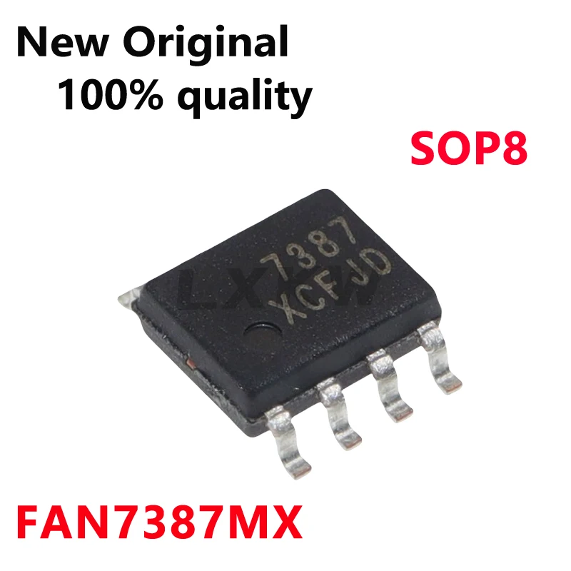 

5 шт. новый оригинальный FAN7387MX FAN7387 7387 SOP8 чип драйвера освещения в наличии