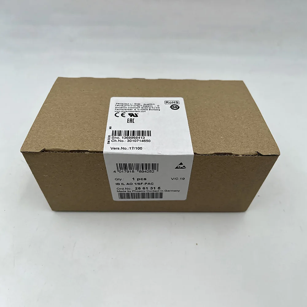 For Phoenix Analog Module - 2861315 IB IL AO 1/SF-PAC