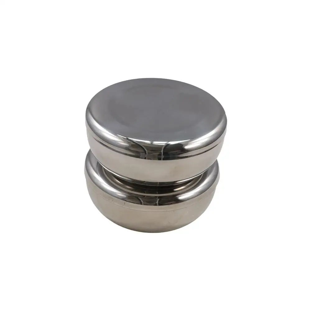 Kitchen Tool Stainless Steel Korean Rice Bowl with Lid Fall-proof Ramen Bowl Unbreakable Pickle Container Kindergarten