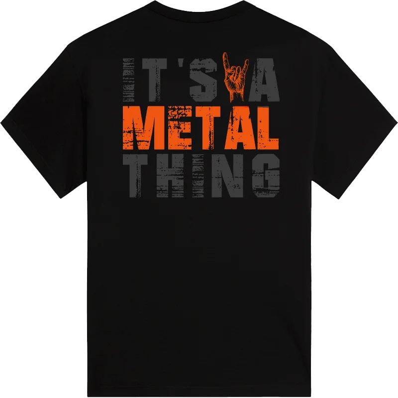 Sabaton Legends Heavy Metal T-Shirt Double Sided It's A Metal Thing Band Merch Unisex Casual Cotton Te