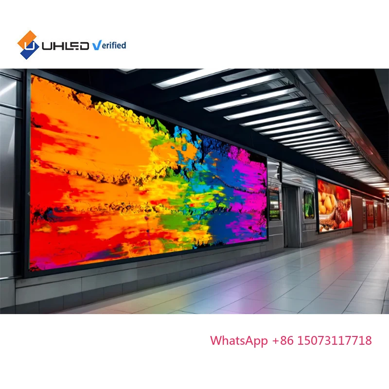 HD داخلي كامل اللون P1.86mm شاشة عرض LED لوحة جدار الفيديو لجدار الكنيسة LED #3