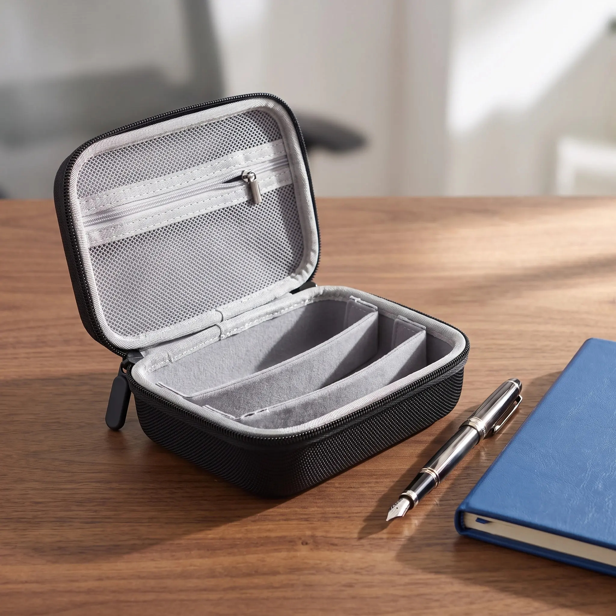 Eyeglasses Storage Case Large Capacity Portable Hard Shell Eyewear Organizer Box Travel Glasses Holder Protective Instrument