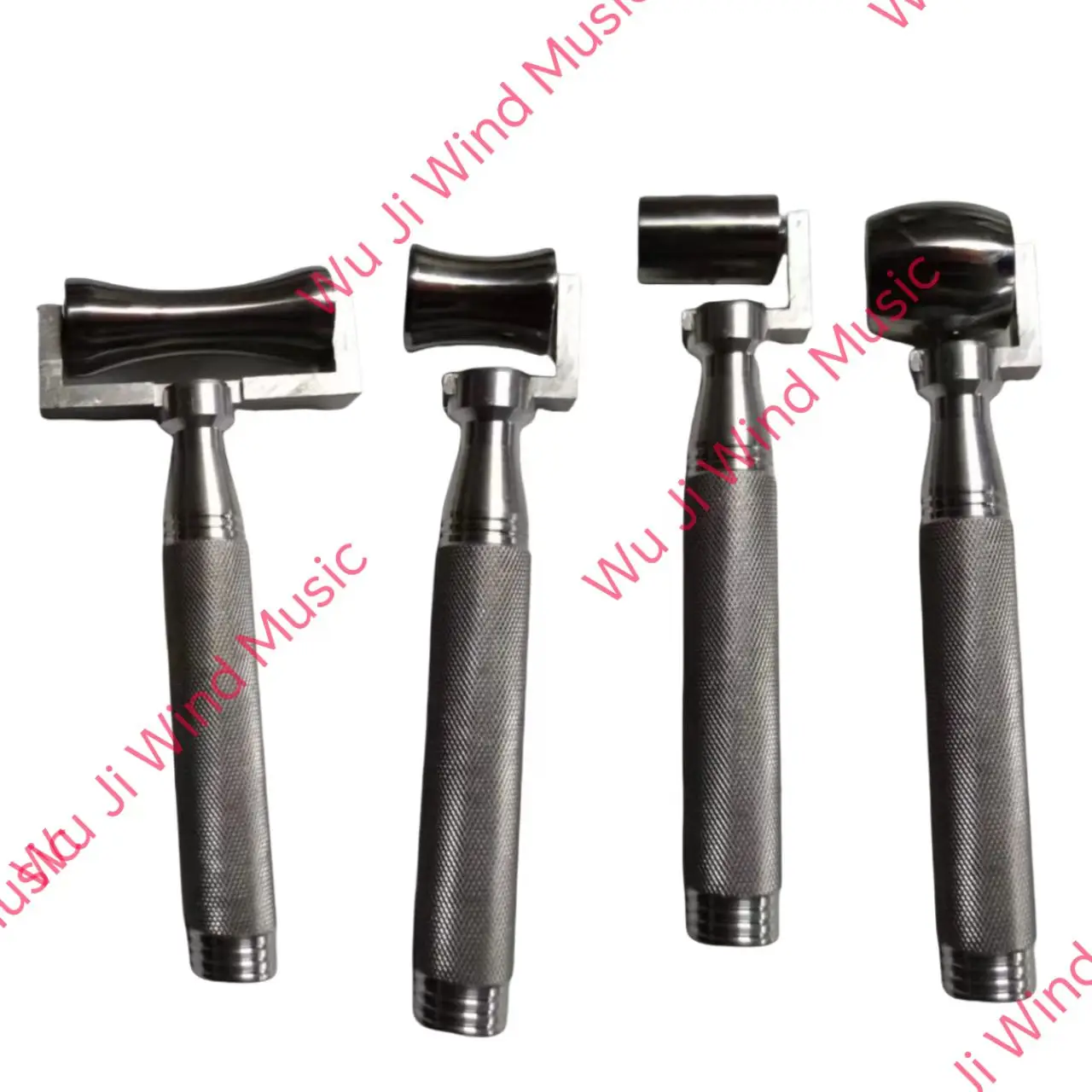 Instrument repair tool, brass instrument tool, four rollers (silver handle)