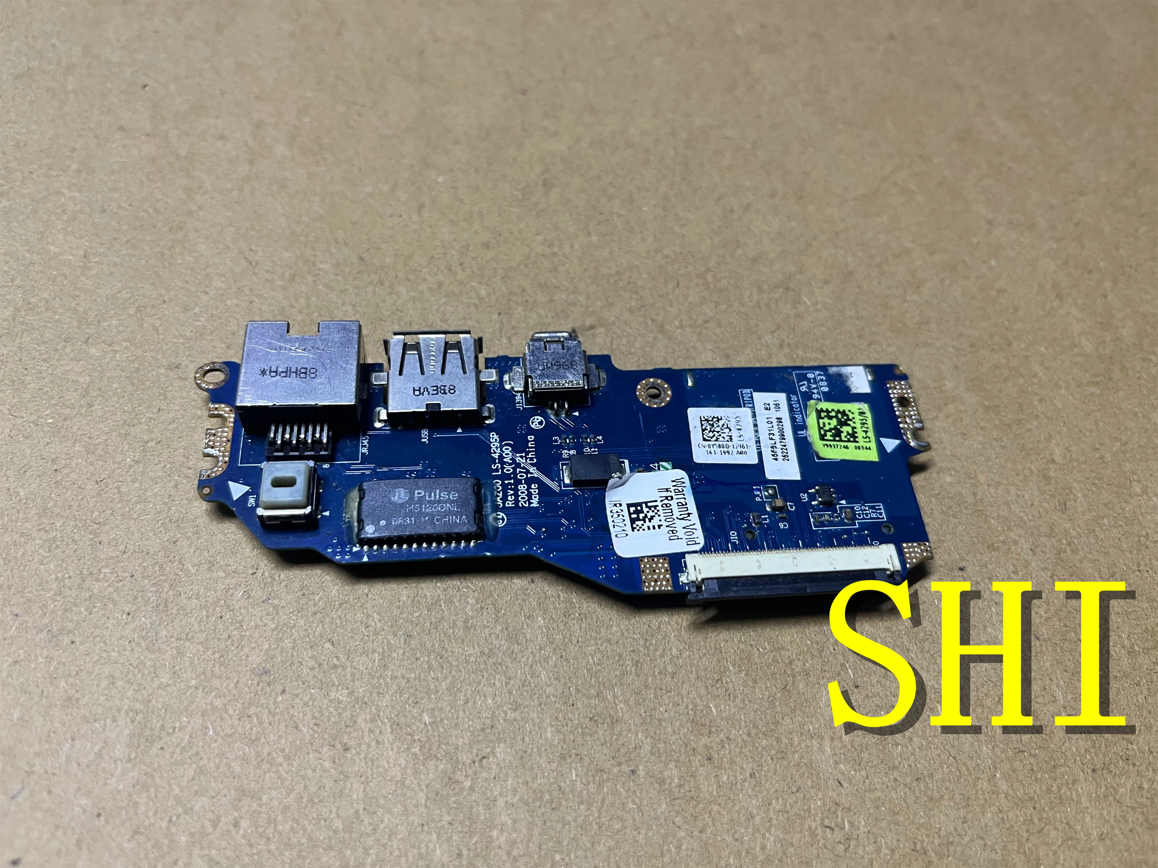 Used FOR Dell E4200 NIC Board USB Small Board 1394 Interface Small Board LS-4295P Spot 100%Test ok Free shipping