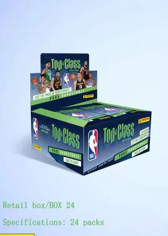 

2024-25 Panini Basketball Card Superstar Wembanyama Curry Dončić James Star Rare Card Signature Collection Card Game Toys Gift