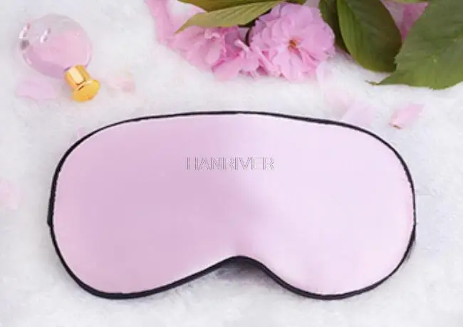 

Double-sided silk eye mask with silk embroidery, light-blocking, suitable for air travel and eye protection