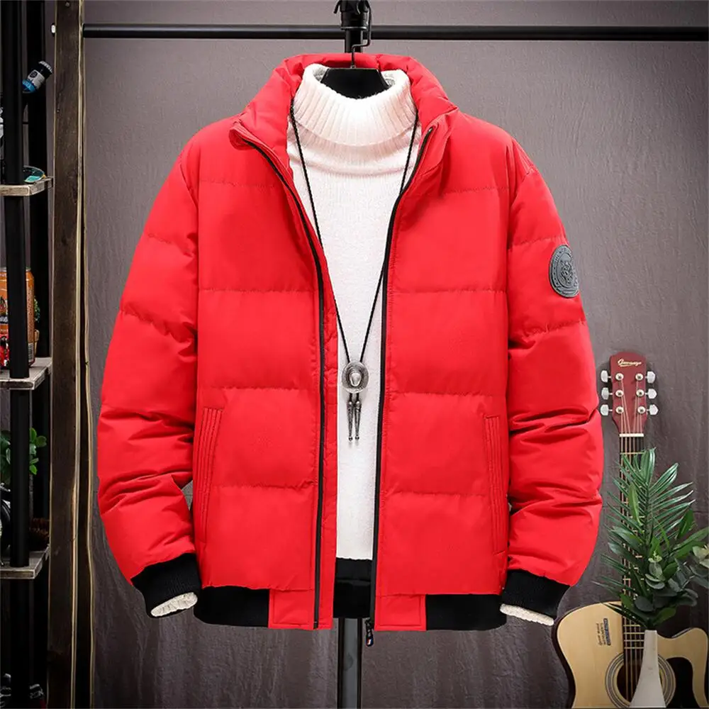 Men Down Jackets Blank Basic Parker Coat Parker Jacket Puffer Jackets 2026 New Thick Warm Winter Clothing Men's Puffer Jackets