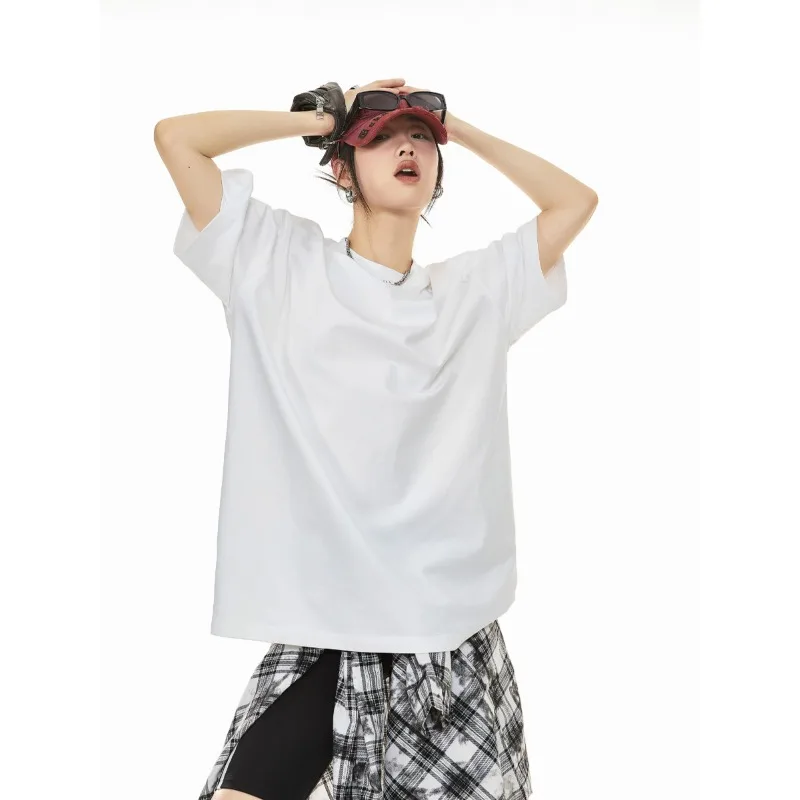 

Solid Color 3D Printed Short Sleeved T-shirt for Summer, Loose and Versatile, Breathable and Quick Drying Top, Trendy