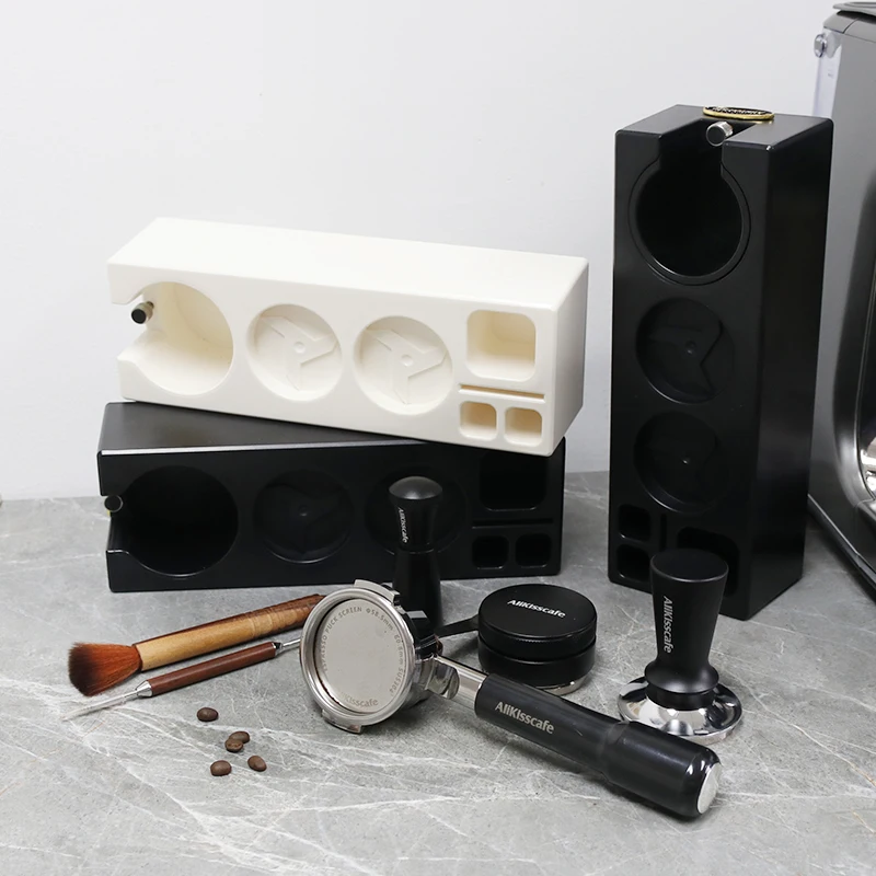 Coffee Tamping Station Multifunctional Filter Tamper Holder Stand For 51mm 54mm 58mm Portafilter Barista Espresso Accessories
