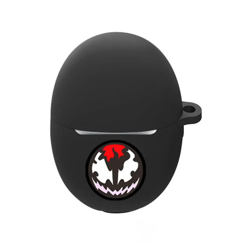 Cartoon Marvel Earphone Case Cover For Huawei FreeBuds 5 Silicone Wireless Earbuds Charging Box Protective Cover With Hook