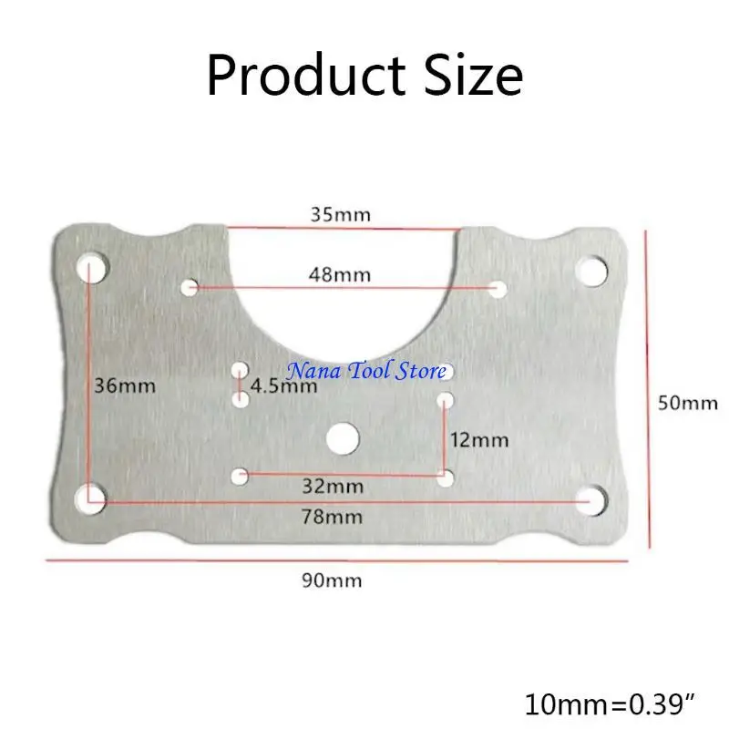 31GJ Stainless Steel Hinge Repair Plate Hinge Repair Brackets Hinge Accessories