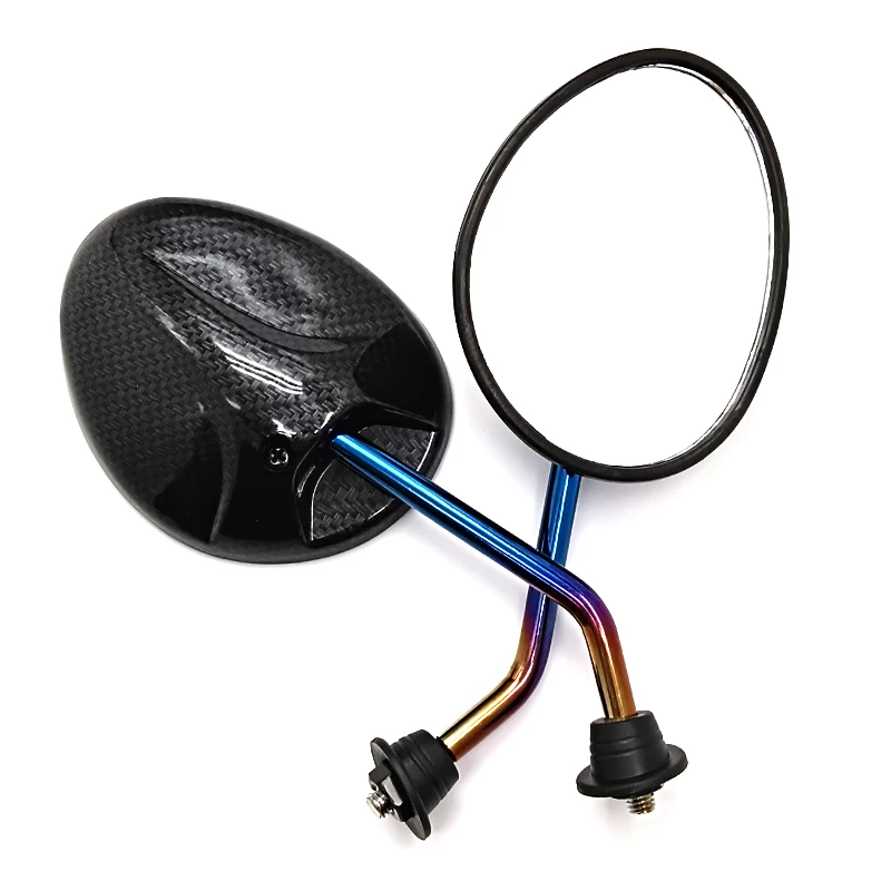 Universal motorcycle reversing mirror easy to install  with m10 front or m10 reverse teeth