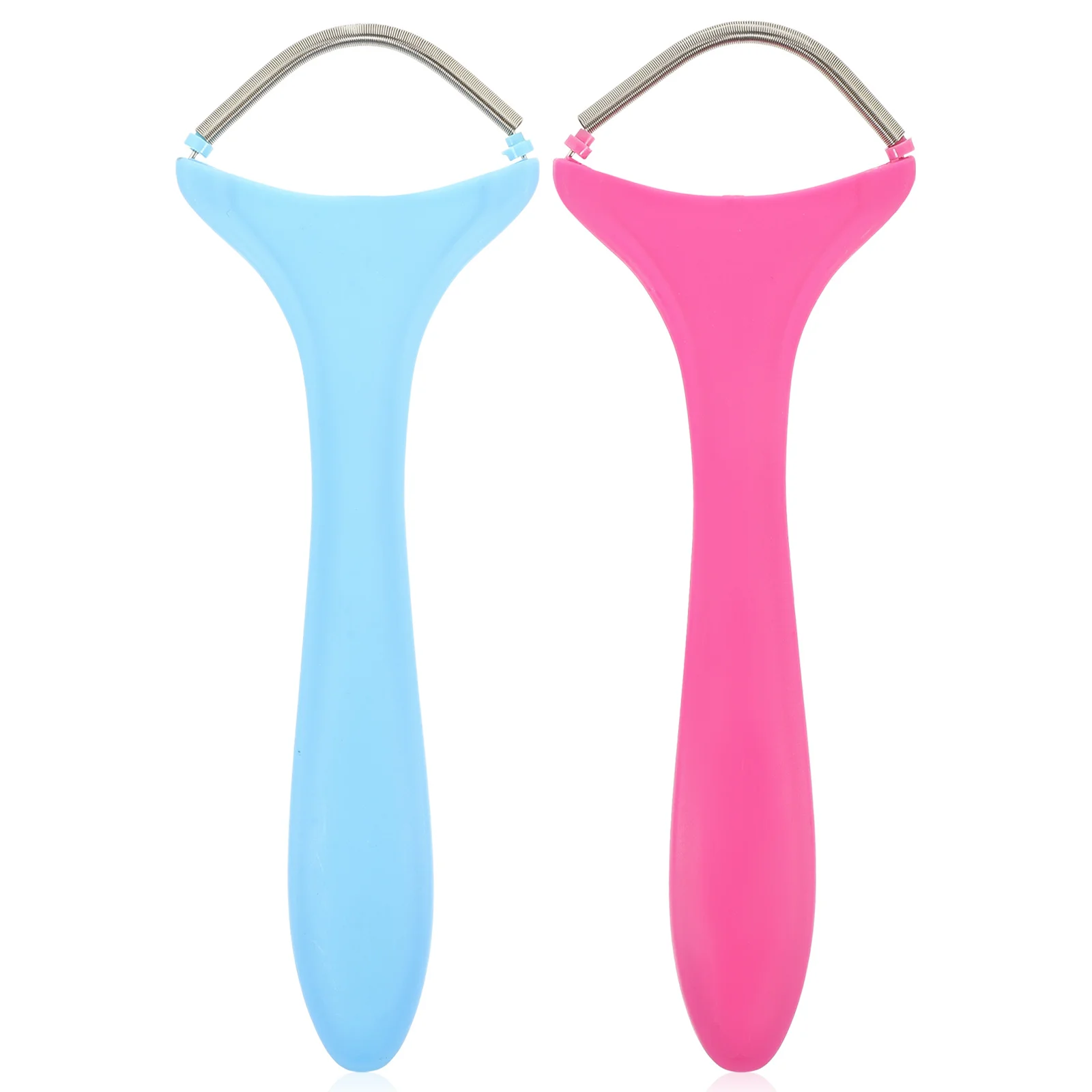 

2Pcs Portable Facial Threading Epilator Women Manual Hair Remover Spring for Upper Lip Neck Contour Smooth Painless Reusable