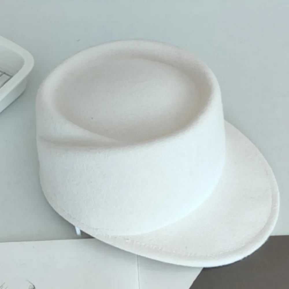 Vintage British Style Wool Equestrian Hat Retro Elegant Beret Charm Fedoras Fascinators Hats Wedding Party