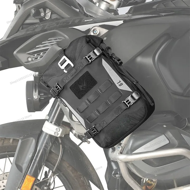 For Motorcycle Bar Bag, Fuel Tank Bag, Waterproof Machine Riding Side Bag