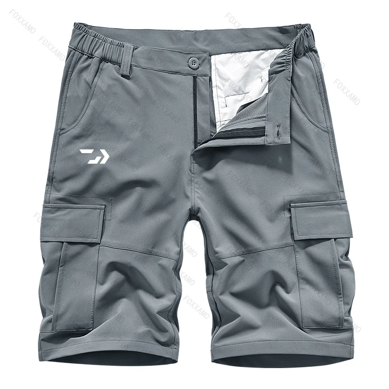 Pantalones MTB กางเกงขาสั้นผู้ชายสำหรับตกปลาจักรยานเสือภูเขากางเกงขาสั้นสำหรับใส่วิ่งขี่บนถนน