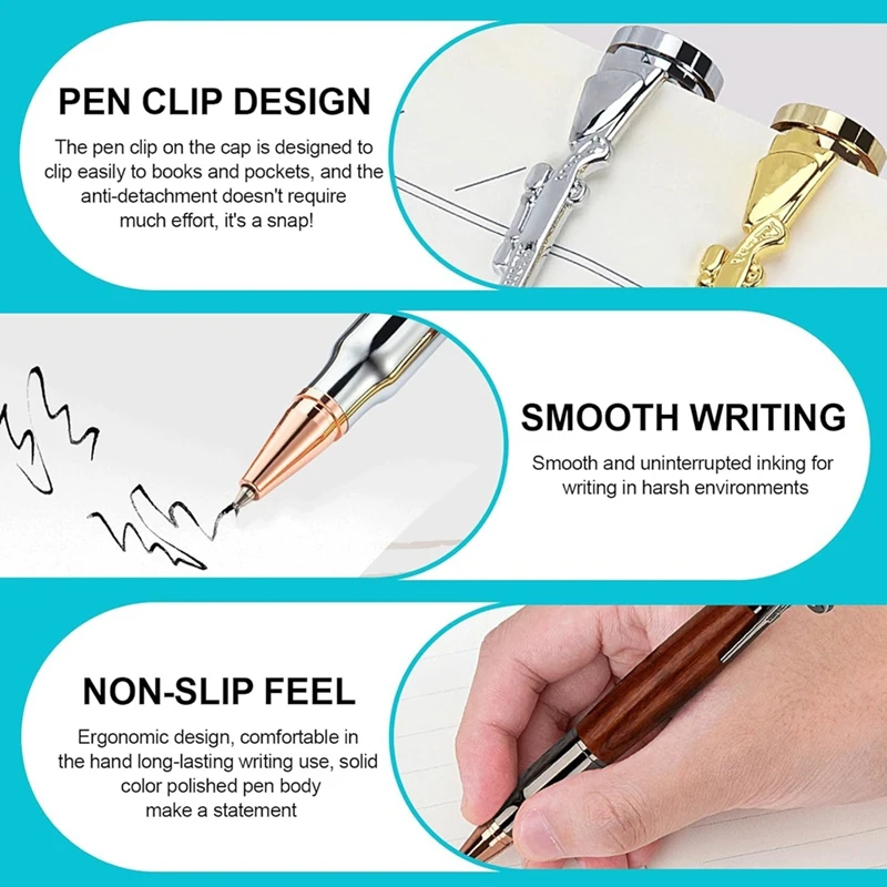 6 Bolt Action Pens, Woodworking Pen Set, Durableand Easy To Use, Pen Set, Pen Making Kit For DIY Crafting Home