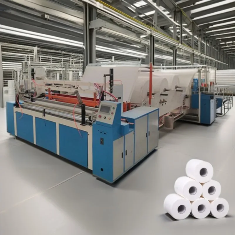 

Fully Automatic Toilet Paper Production Line Toilet Paper Rewinding Machine