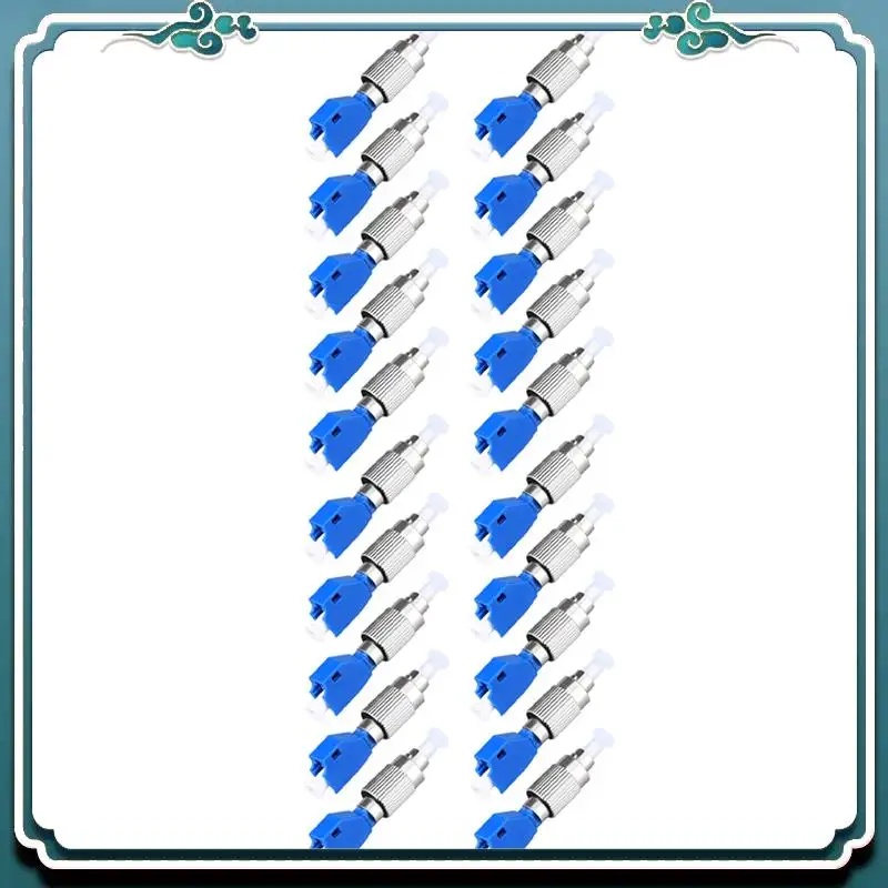 

ABSK-20Pcs Адаптер визуального дефектоскопа, адаптер гибридного оптоволоконного разъема, одномодовый адаптер 9/125Um FC «папа» на LC «мама»