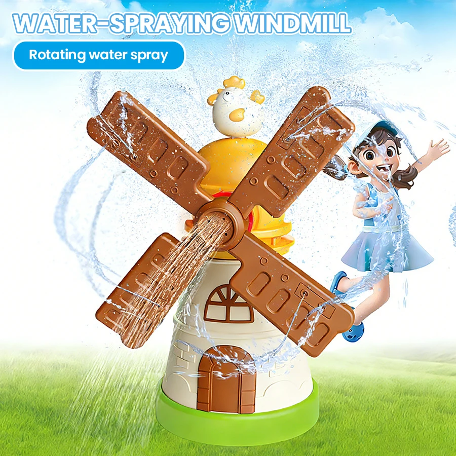 Outdoor Rotating Windmill Spri - Gardening Tools Girls 评论和价格