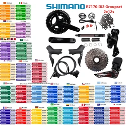 Shimano 105 Di2 Groupset R7170 12s Groupset R7170 Brake R7100 Crankset R7150 FD R7150 RD Original Shimano