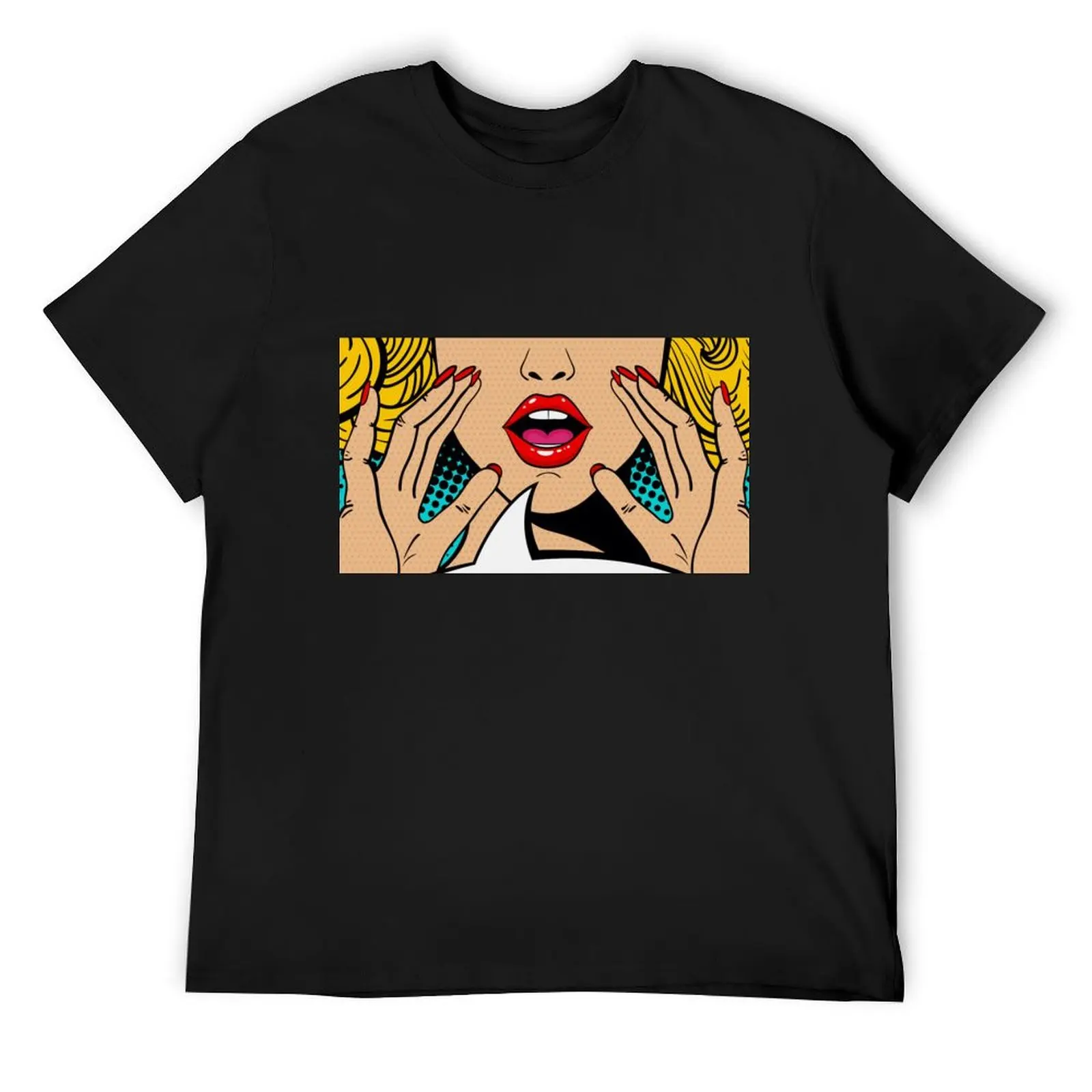

Pop Art Paintings - Comics pop art T-Shirt valentines clothes Funny t-shirts for a boy mens graphic t-shirts