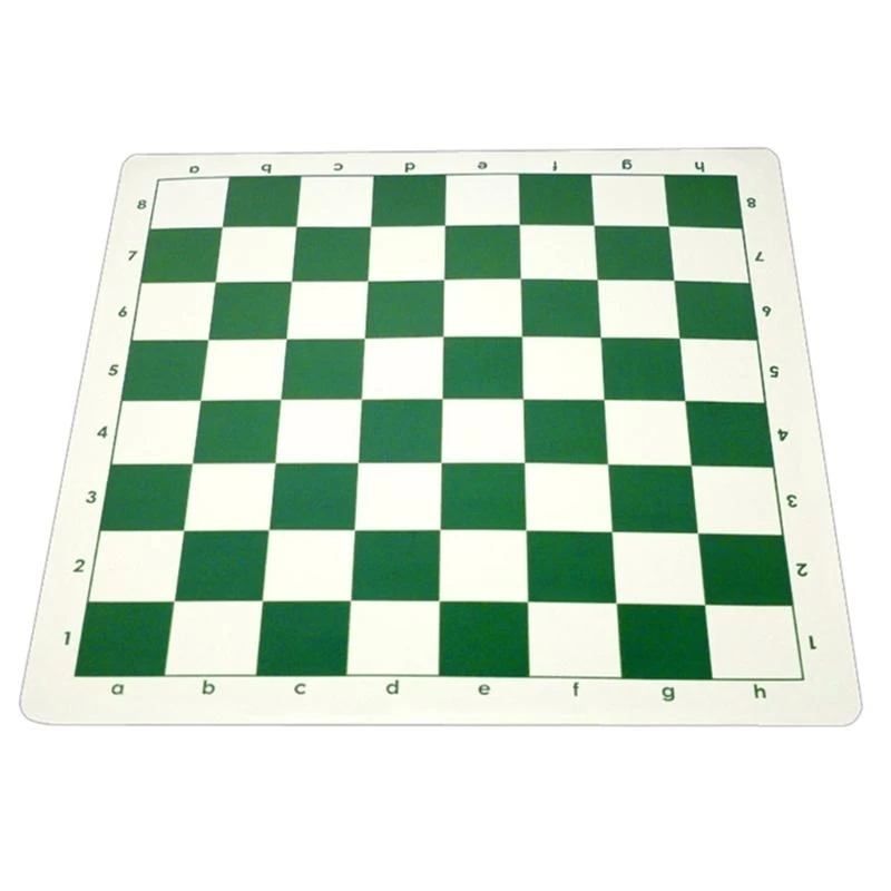 R53E Flat Chess Board International PU Leather Chessboard Folding Travel Chess Board for Kids Party Family Activities