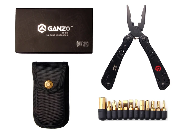 Ganzo G301/G301B/G301H Multitool 26-in-1 Handgereedschapset Draagbare Opvouwbare Schroevendraaierset Multifunctioneel Gereedschap
