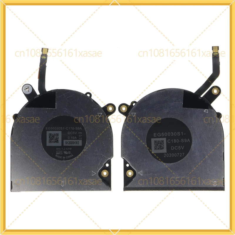 Replacement CPU&GPU Cooling Fan for DELL XPS 13 7390 2-in-1 0VDFK8 EG50030S1-C170-S9A EG50030S1-C180-S9A