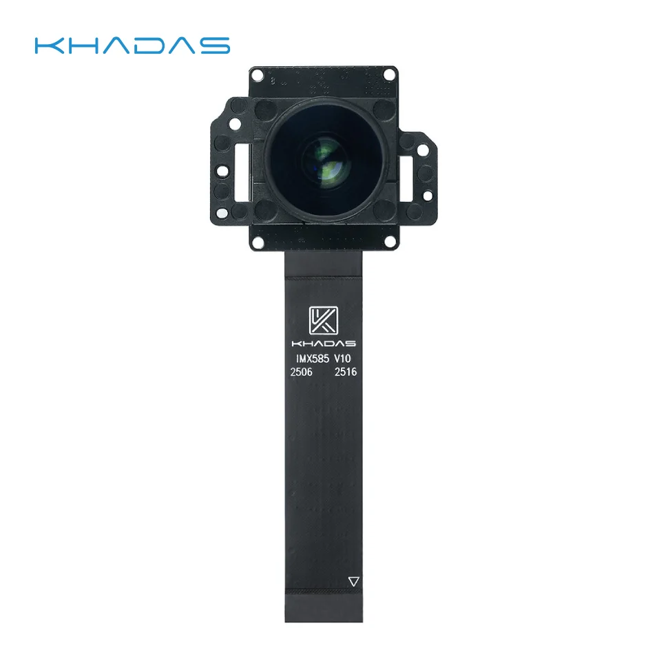 Cámara Khadas IMX585, 4K Ultra HD, 8MP, Sensor Grande de 1/1.2'', Gran Apertura (F1.0), Gran Angular para Khadas Edge2/VIM4