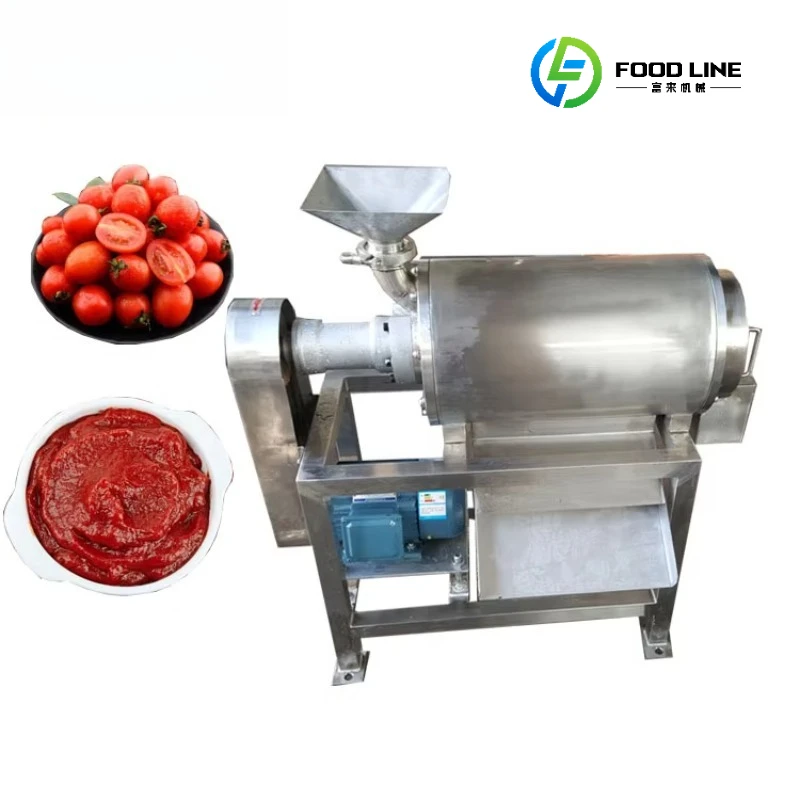 Industrial Fruit Vegetable mango Peach Pulping Juicing Machine/jujube Juice Extractor/tomato Puree Making Machine Customized