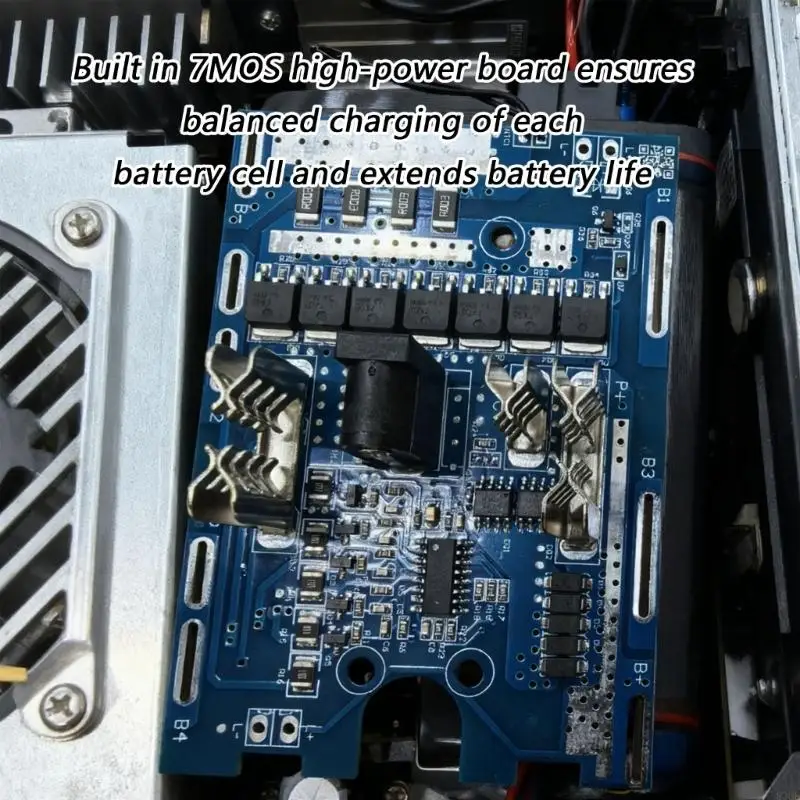 Heat Resistant Chargers Protections Module PCB Board for 18650 21V Power Tool 83CF