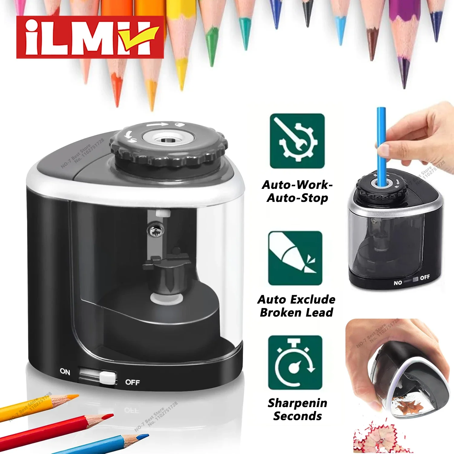 Temperamatite Manuale Portatile Per Studenti - Mini Affilamatite Da Tavolo (1 Pezzo, Colore Casuale)
