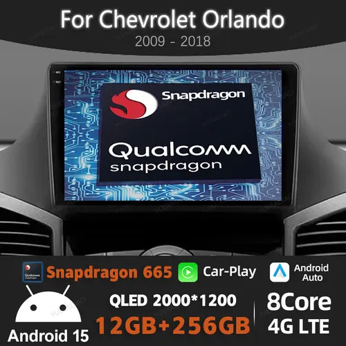 アンドロイド 15 カーラジオシボレーオーランド 2009 2010 - 2018 ヘッドユニット BT 4G WIFI マルチメディアステレオビデオプレーヤー GPS ナビ 2DIN