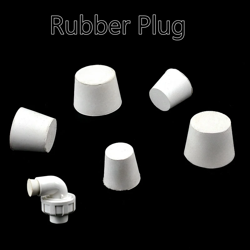 Rubber Aquarium Fish Tank End Plug Garden Irrigation Water Pipe Fittings Tube Plugging Accessories Sealing Adapter 2-15PCS