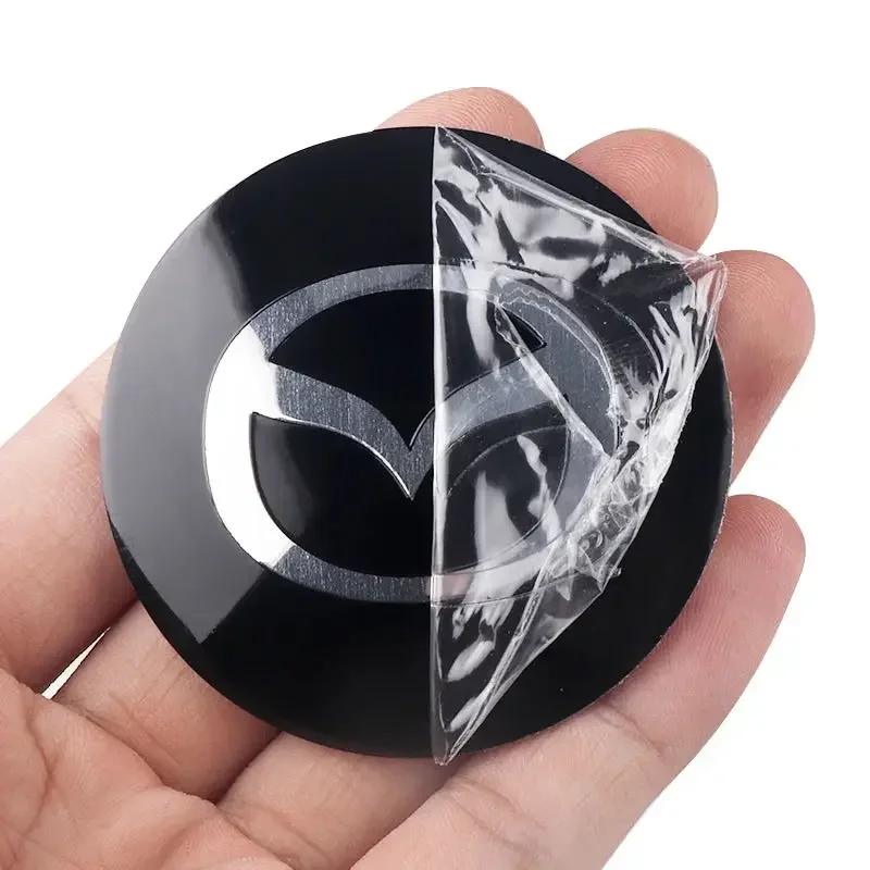 4pcs 56mm Car Wheel Center Hub Cap Rim Cover Emblem Stickers For Mazda 3 6 CX5 2 CX3 CX9 MX5 RX8 Axela Demio Atenza MS GJI GH BK