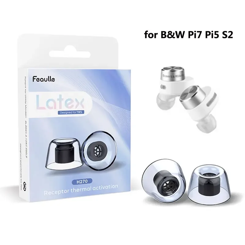 Embouts d'oreille en Latex pour écouteurs Bluetooth B & W Bowers & Wilkins Pi5, Pi7 Pi5 S2, embouts en Silicone, capuchons d'oreille antidérapants, bouchons antibruit Embouts d'oreille en Latex pour écouteurs Bluetooth B & W Bowers & Wilkins Pi5, Pi7 Pi5 S2, embouts en Silicone, capuchons d'oreille antidérapants, bouchons antibruit