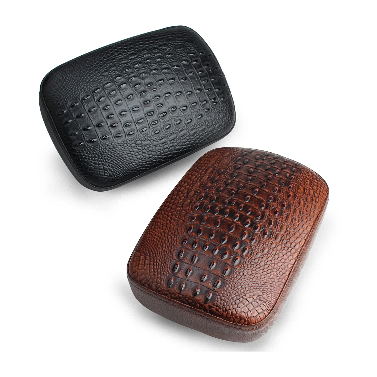 

8Suction Cups Motorcycle Rear Passenger Pillion Pad Rectangular Pillion Passenger Pad Seat For Harley 883 1200 Choppers Bobber