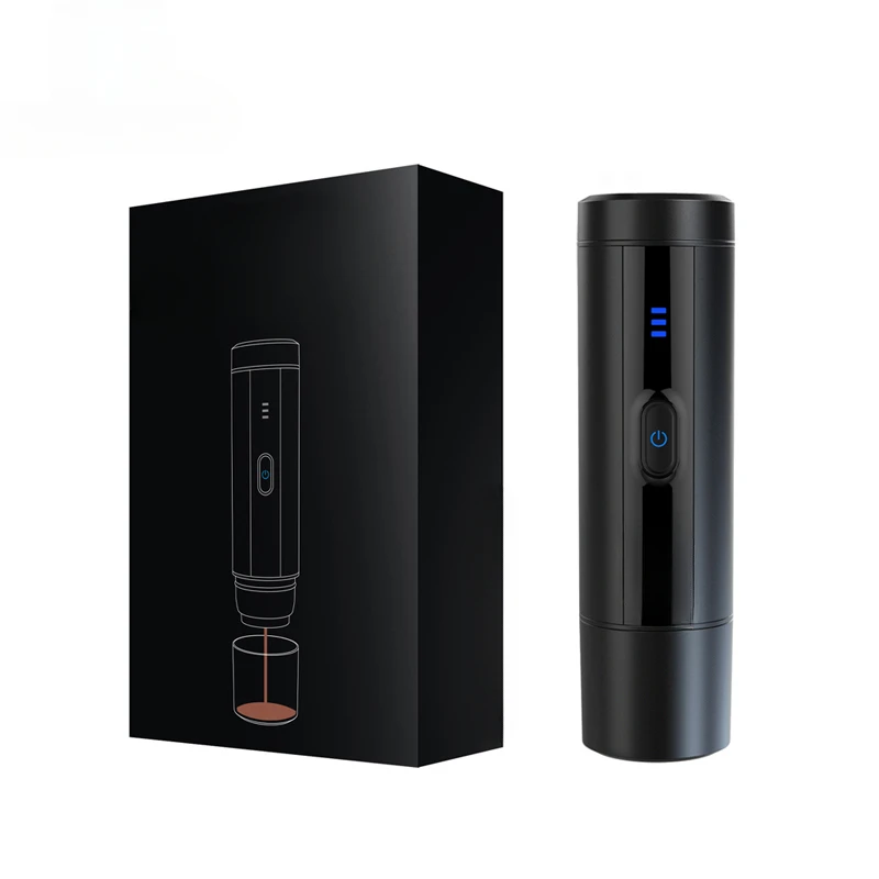 Cafetera a presión francesa portátil, cafetera eléctrica automática de viaje, utensilios de cocina