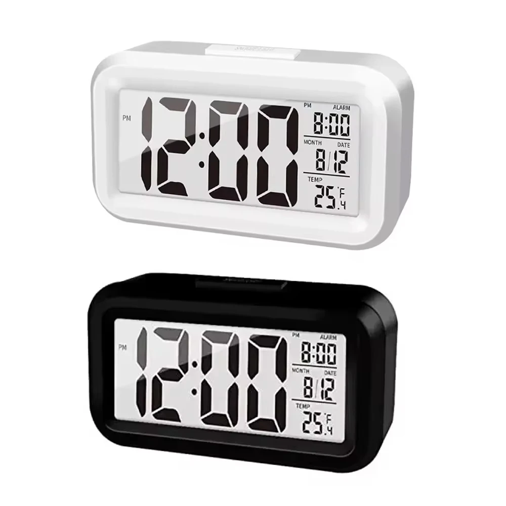 LED Digitale Wekker Backlight Snooze Data Tijdkalender Desktop Multifunctionele Elektronische Backlight Tafelklok