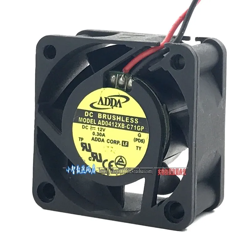 ORIGINAL AD0412XB-C71GP 12V 0.30A 4020 40*40*20mm KIPAS PENDINGIN RADIATOR BARU