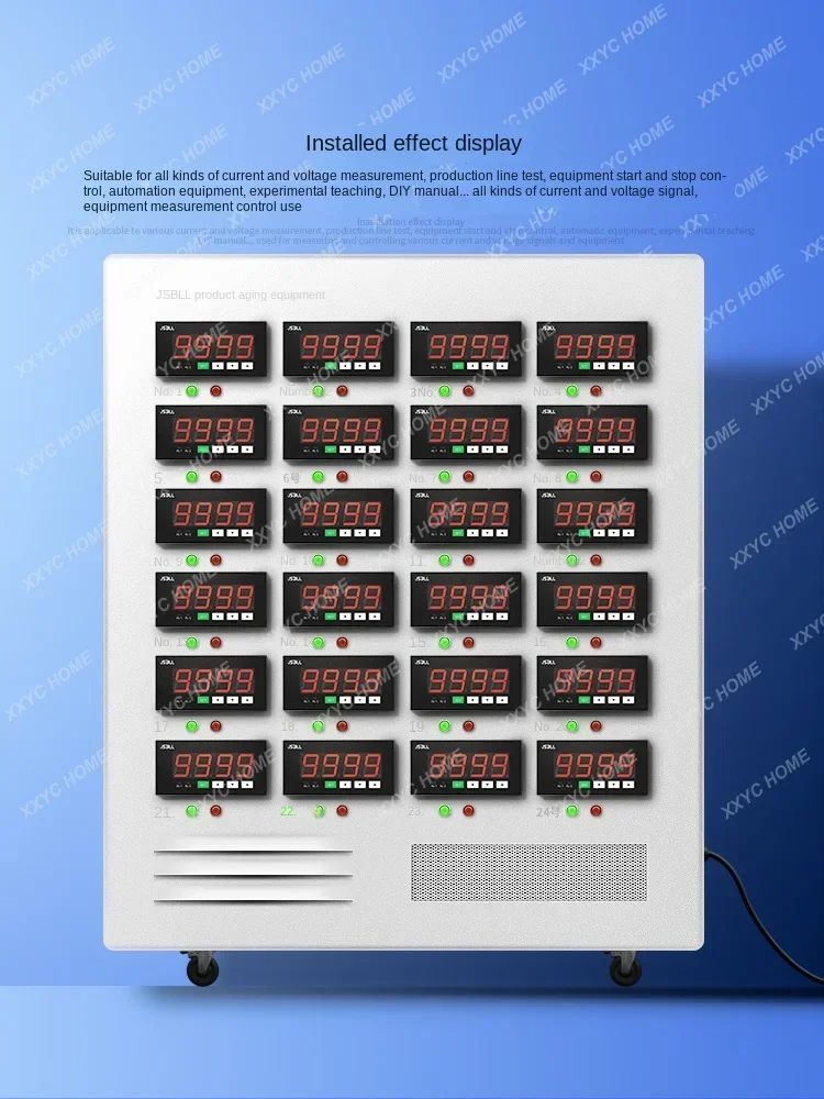 True RMS Display Digital Inteligente Amperímetro DC Medidor de Tensão AC Limits Superior e Inferiores Saída de Controle de Alarme