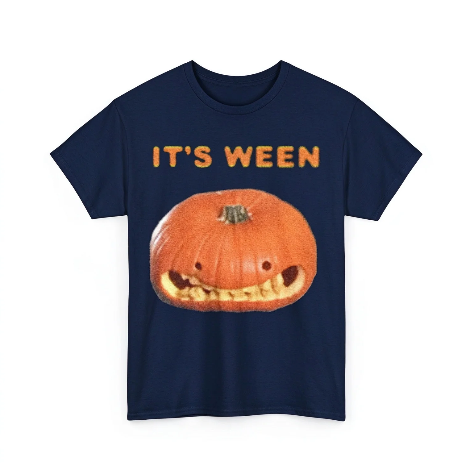 2026 New Meme Family Matching Oversized T Shirt Unisex Streetwear It's Ween Funny Pumpkin Halloween Print Short Sleeve Tee