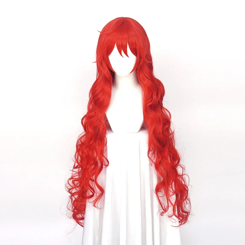 Houseki no Kuni Padparadscha Cosplay Wigs Land of the Lustrous Country of Jewels TV Wavy Long Costume Synthetic Hair + Wig Cap