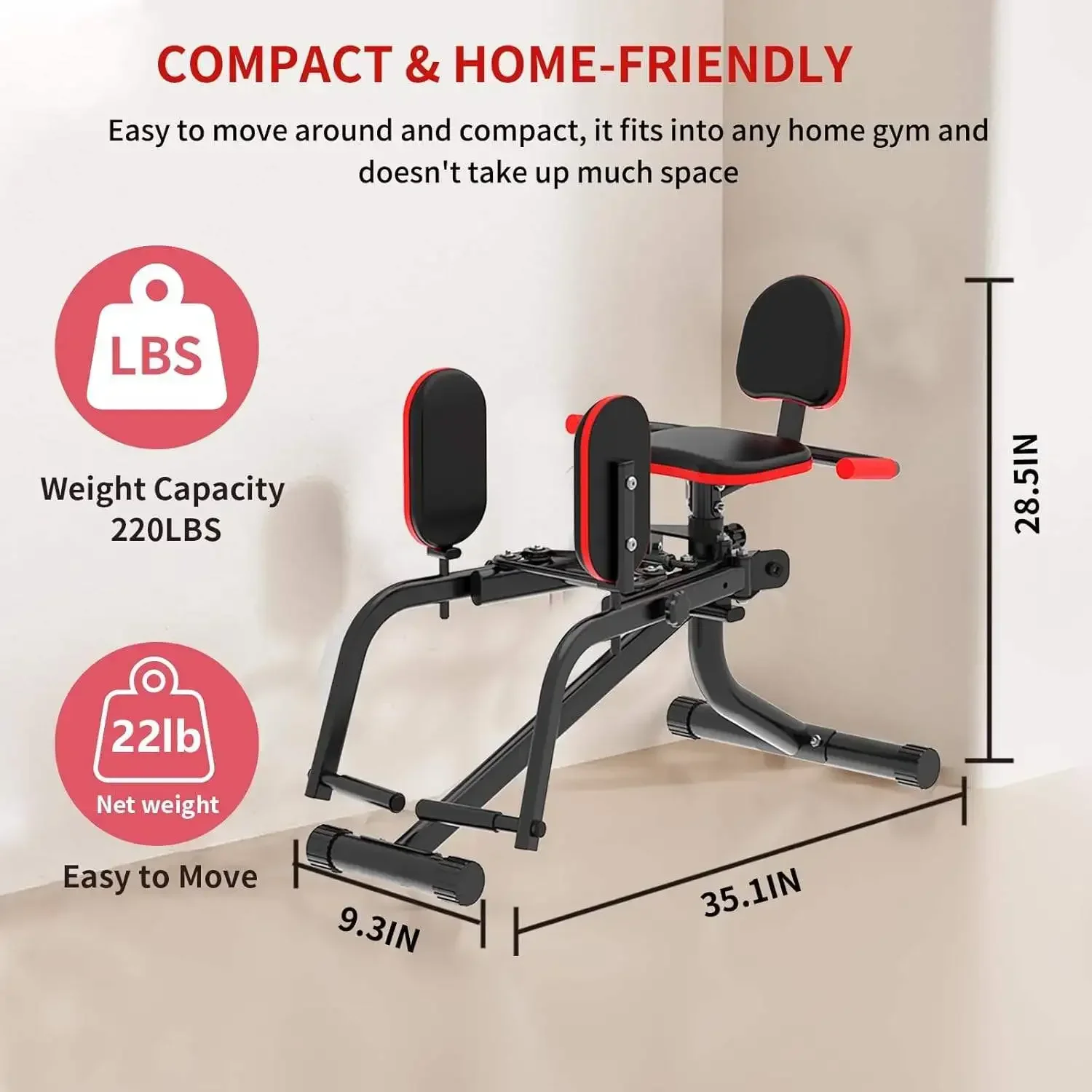 Newly Upgraded All-in-one Multifunctional Steel Fitness Equipment Household Hip Shaping Machine Leg Clip Hip Abduction Third