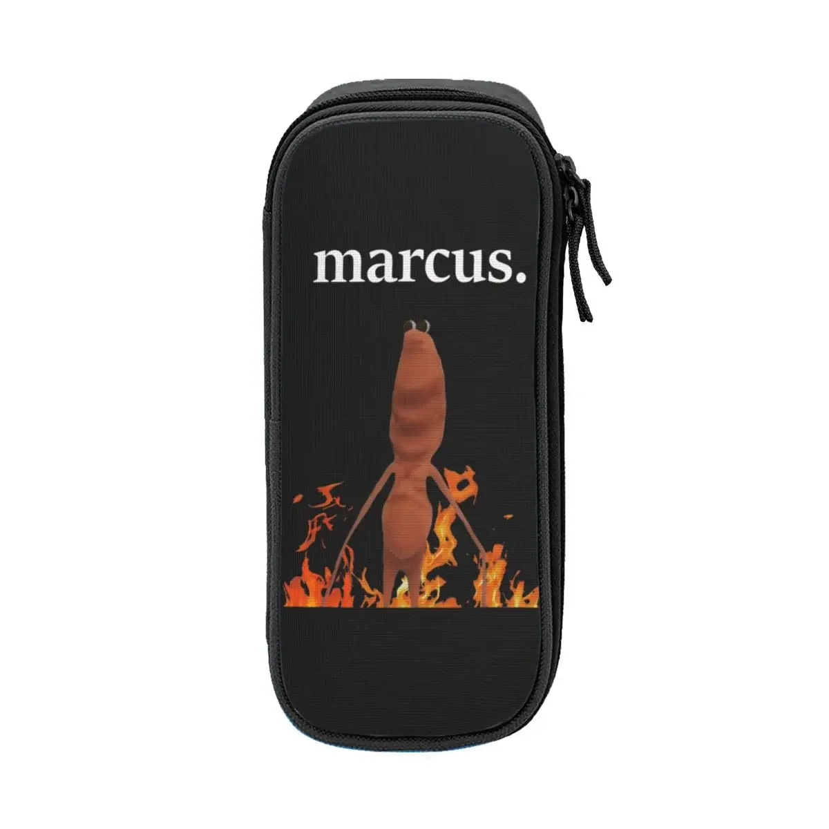 Marcus The Worm Funny Pencil Cases New Pen Bags Student Large Storage Students School Zipper Pencilcases