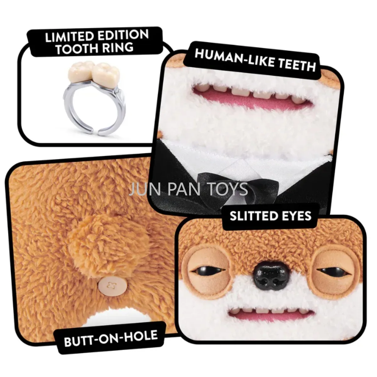 Original Zuru Fuggler Wedding Day Limited Edition Tooth Ring Ugly