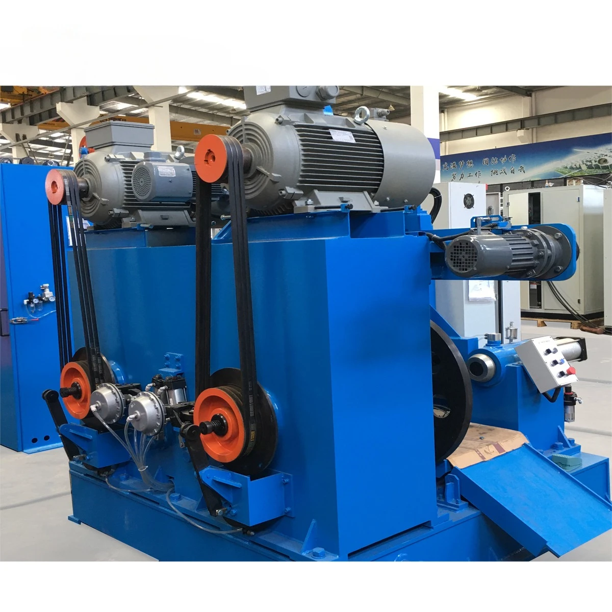 Macchina automatica per trafilatura Macchina per cablaggio Filo di rame doppia bobina